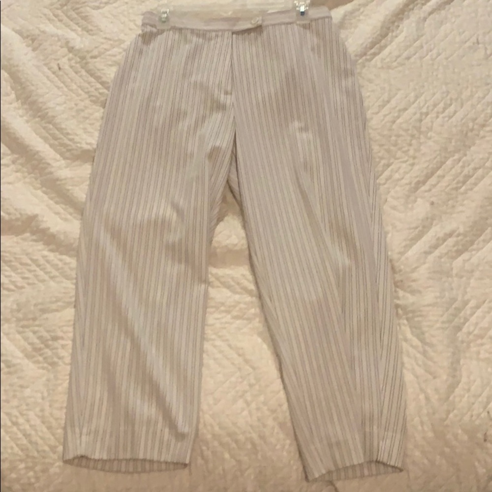 Investments stripe baggy boho pants